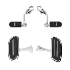 Rear Passenger Floorboard Highway Footpegs for Harley Touring 1993-2025