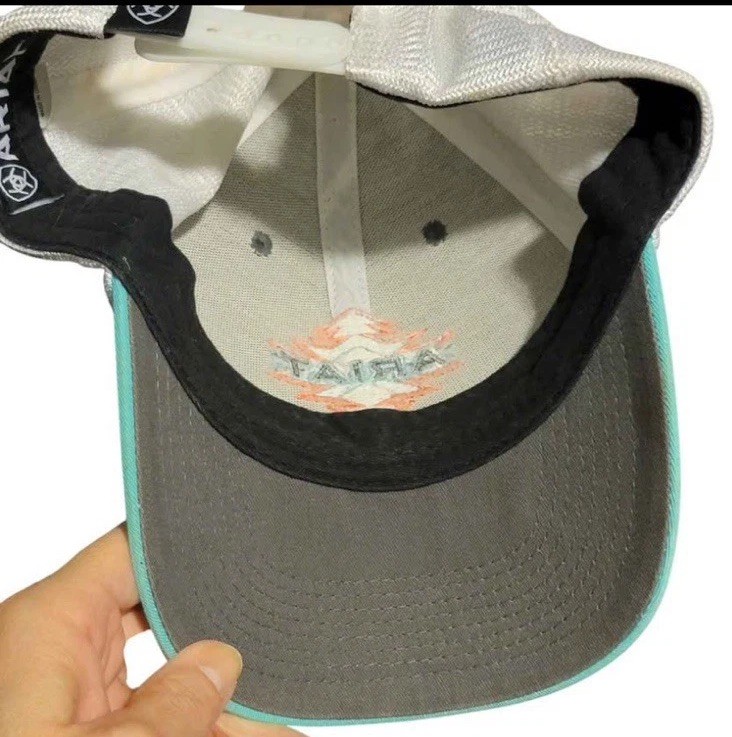 Ariat Aztec Patch Trucker Hat Mesh Back Snapback … - image 5
