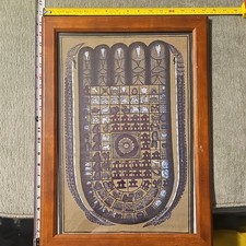 Handmade Burmese Symbolic Footprint Art Tradi...