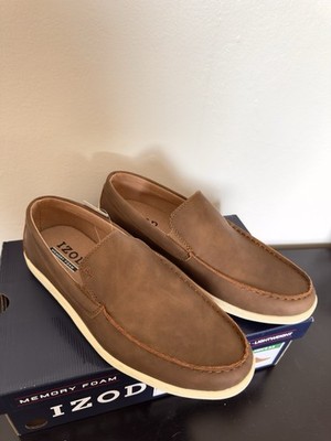 IZOD Men s Seapoint Loafers   Tan | Size 9.5 | New in Box  