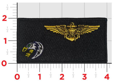 NAVY HSM-71 RAPTORS COMMAND NAME TAG EMBROIDERED HOOK & LOOP PATCH