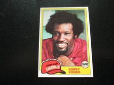 BOBBY BONDS 1981 TOPPS BASEBALL CARD # 635 NMMT