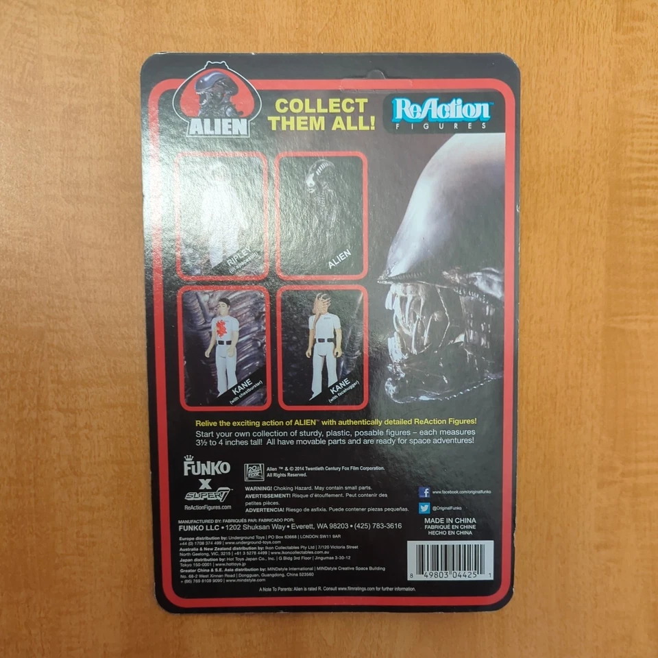 Alien 1979 CHESTBURSTER KANE ReAction Figure 3 3/4"  Super7 Funko - Image 2 of 2