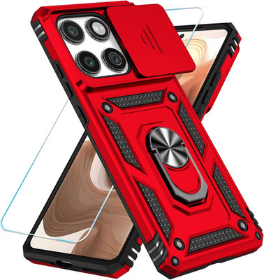 Compatible with Motorola Moto Edge 2025 Case with HD Screen Protector & Slide...