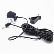 Car Stereo Microphone 3.5mm External Mic Vehicle Head Unit Radio GPS DVD