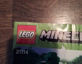 Instructions Guide Book ONLY - Lego Minecraft 21114 THE FARM