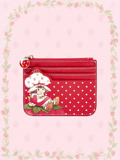 Strawberry Shortcake Kawaii Red Cartoon Coin Purse Zipper Card Holder Wallet