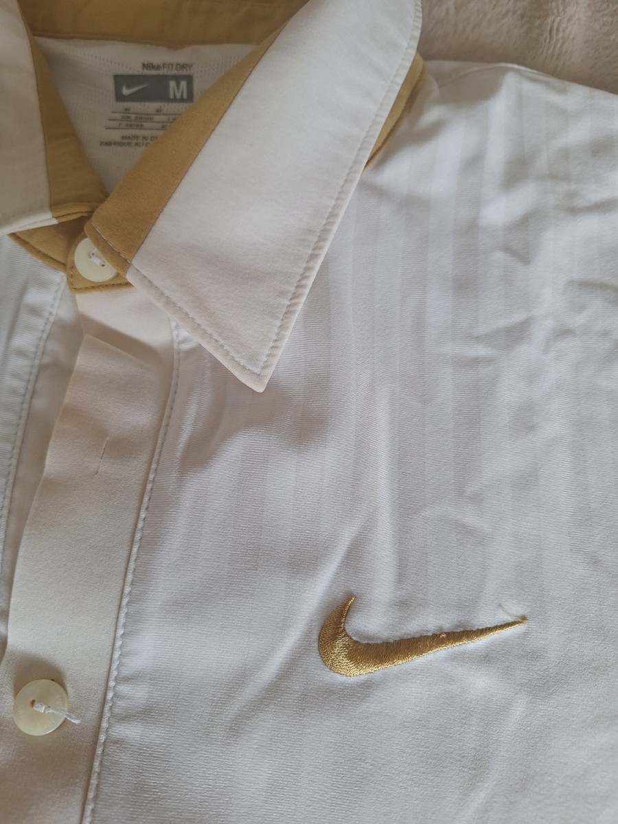 Nike Roger Federer 2009 Wimbledon Polo Shirt 348302-100 Size M | eBay