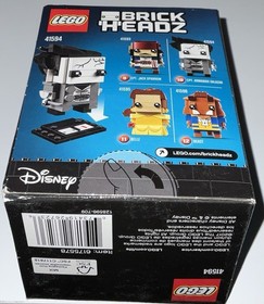 LEGO Brickheadz Set 41593 Captain Jack Sparrows & 41594 Captain Armando Salazar