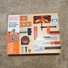 BLACK DECKER Junior STEM Tool Set 16-Piece Pretend Play Toy Set