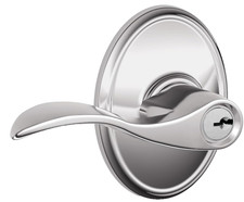 SCHLAGE F51A ACC 625 WKF Accent Lever Wakefield Trim Keyed Entry Lock