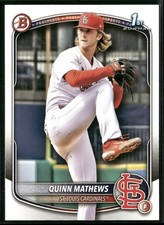 2025 Bowman Paper - 1st Bowman - Quinn Mathews #BP-25 - Cardinals