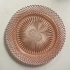 Anchor Hocking Miss America Pink Depression Glass two (2) Plates 10” In Vintage