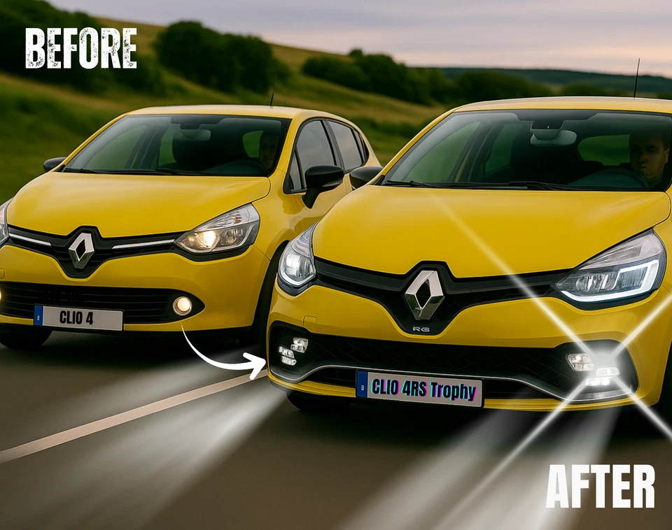 Renault Clio 4 Phase 1 RS Vision LED Fog Kit – Plug & Play, MOT Approved - Image 3 of 4