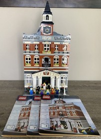 Lego Town Hall 10224 Modular Building 100% Complete Creator Expert 2012 Set Rare