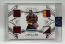 2024-25 Panini Flawless Lebron James Quad Patch GW /25 Cleveland Cavaliers