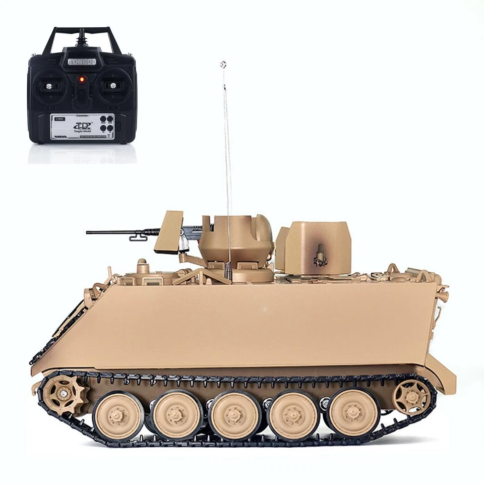1/16 Tongde Electric RTR RC Tank M113A1 ACAV Infrared 360 Turret Smoking Sound - Image 2 of 4