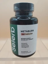 Selerb MetaBurn 60 Capsules Weight Management Metabolism Support Exp 04/2027
