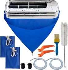 8Pcs Mini Split Ac Cleaning Kit, Air Conditioner Cleaning Cover Bag, Air