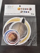 Back to Class Die Cut Solar System Accents 10 Pieces New Classroom Science