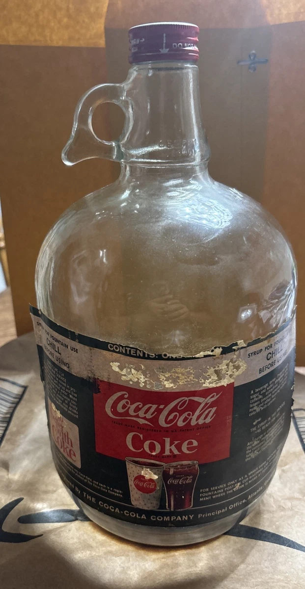 One Gallon Glass Jug In Collectible Coca-Cola Bottles for sale | eBay