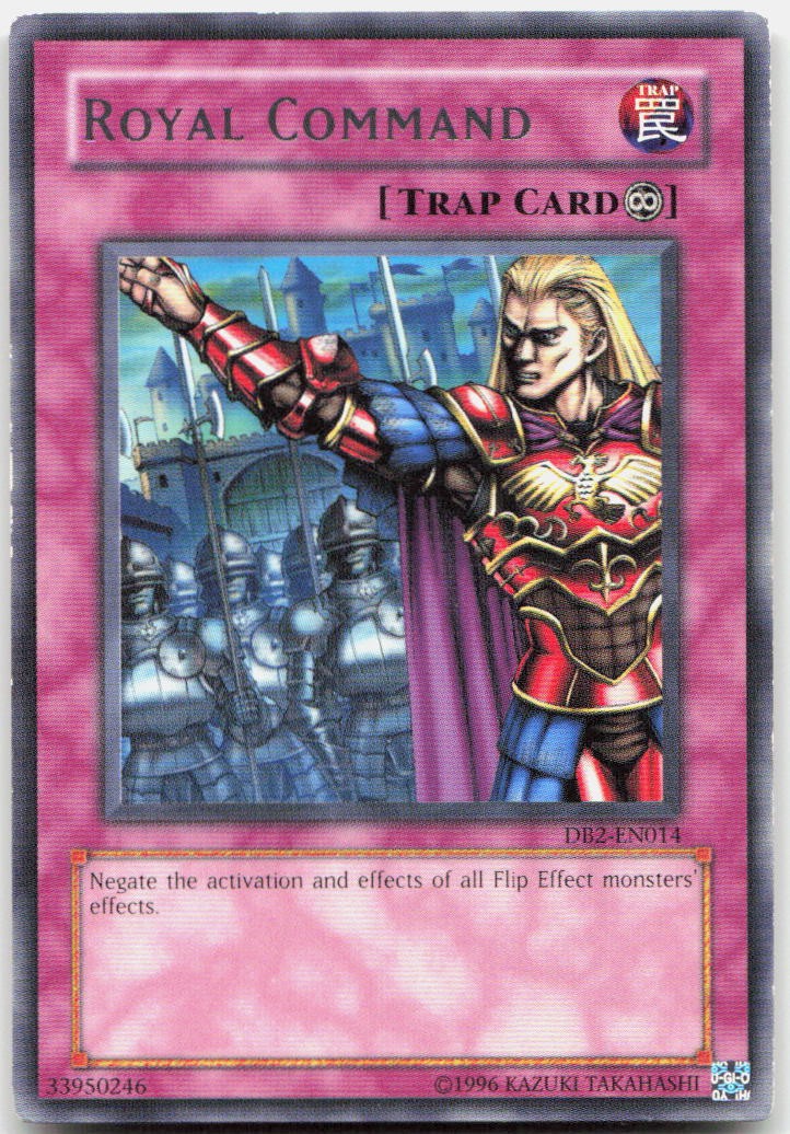 Royal Command DB2-EN014 Rare Dark Beginning 2 Yu-Gi-Oh Unlimited MP