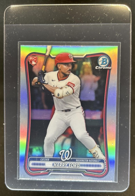 2026 Bowman Harry Ford Chrome Red RC Variation #84 Nationals Rookie