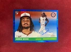 2025 Topps Chrome Platinum James Wood AUTOGRAPH AUTO BLUE REFRACTOR RC /99