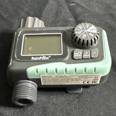 RainPoint ITV105 Mini Digital Sprinkler Timer 1-Zone Water Timer Programmable Ga