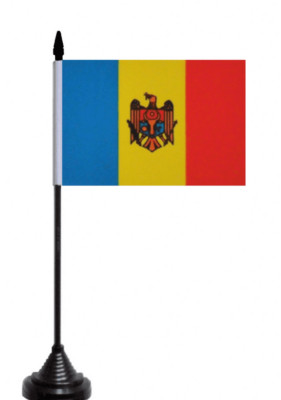 Moldova Table Flag - Polyester