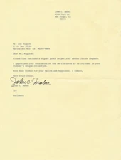 John C. Mabee- Signed TLS ("California Racing Icon')