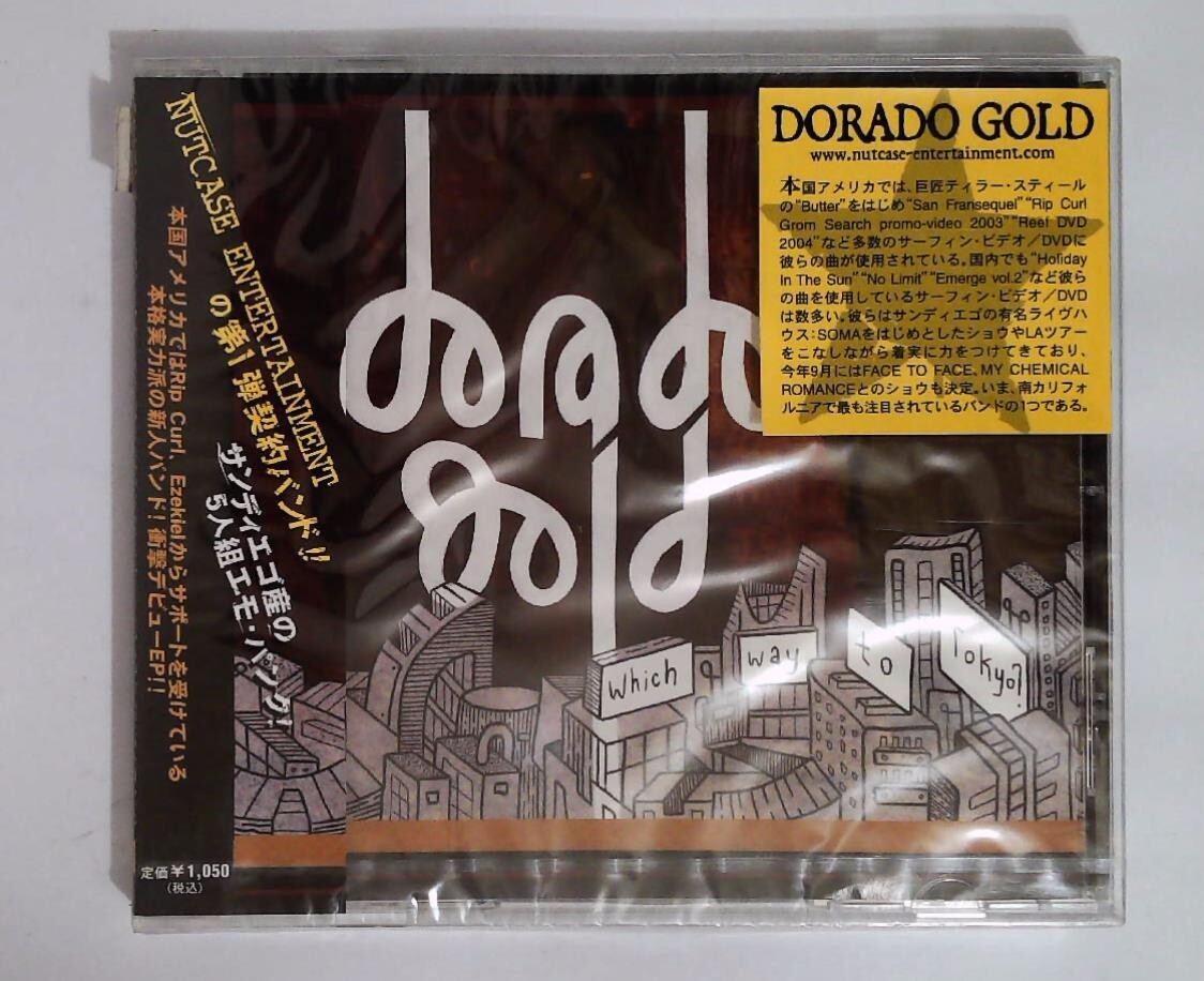 Dorado Gold – Which Way To Tokyo? NUTCASE CD-001 JAPAN CD OBI