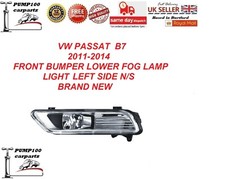 FOR VW PASSAT B7 2011-2014 FRONT BUMPER LOWER FOG LAMP LIGHT LEFT N/S 3AA941661