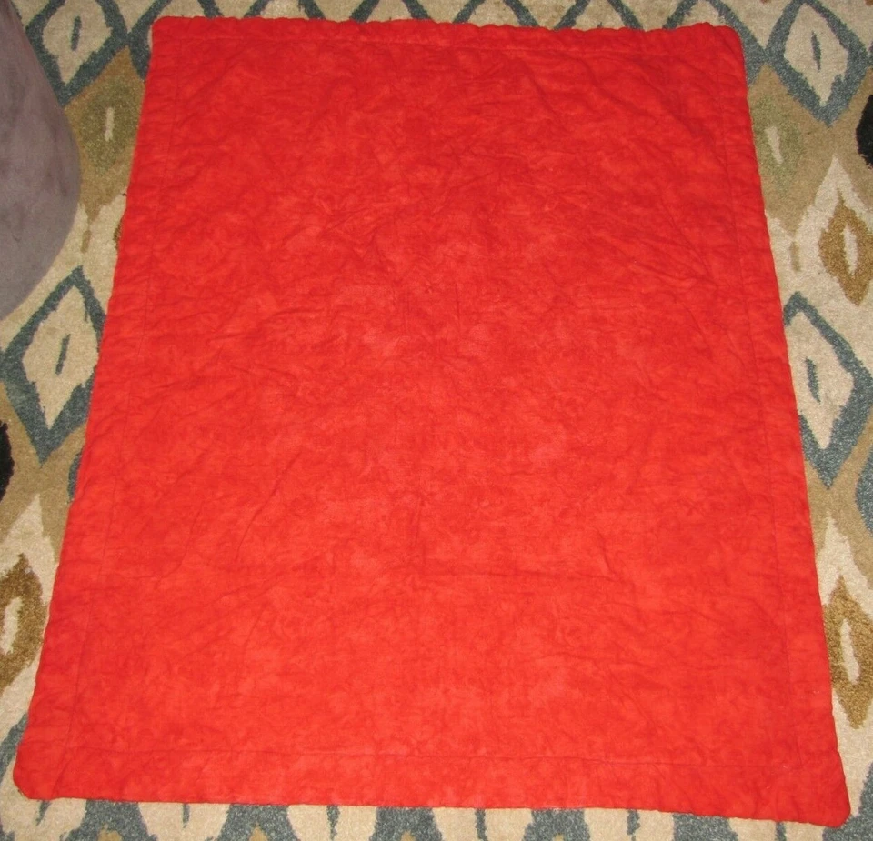 Manta edredón edredón de franela hecha a mano para bebé infantil Teletubbies rojo retazos  Foto 3 de 3