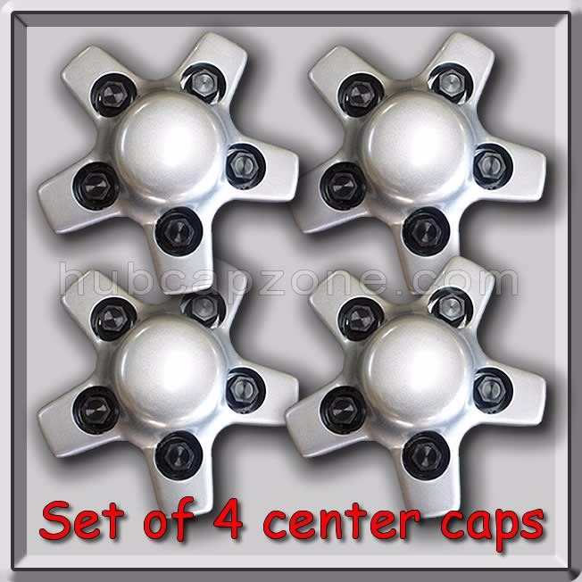4 Silver 1996-1997 Chevy, Chevrolet S-10 Center Caps Hubcaps For