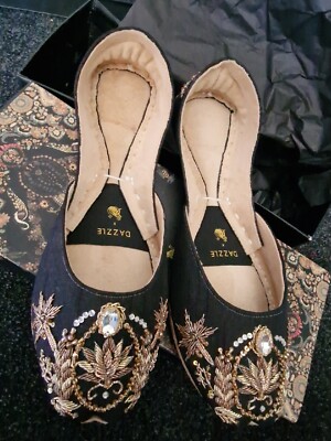Pakistani Khussa Size Dazzle By Sarah Ali Xeeshan Sandals/shoes