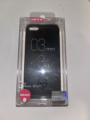handyhülle iphone SE / 5s / 5 Schwarz + Panzerglass Gratis