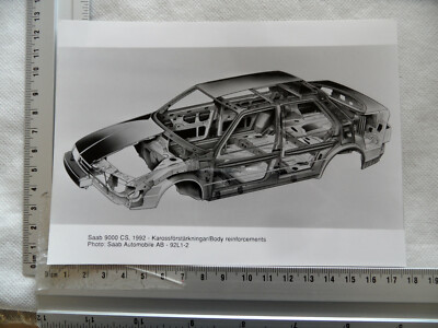 Fotografie photograph photo SAAB 9000 CS, 1992 AB 92L1-2 SR420