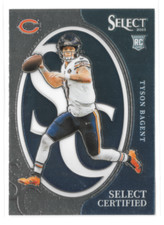 2023 Panini Select - Select Certified Rookies #CRO-TBA Tyson Bagent (RC)