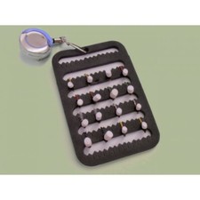 Suspender Buzzers, Trout Flies,16 Mixed colour on a Fly Patch with a Zinger
