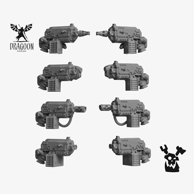 Kombiwaffen Set. Custom Bits kompatibel mit Prime 28mm Sci-Fi Marines