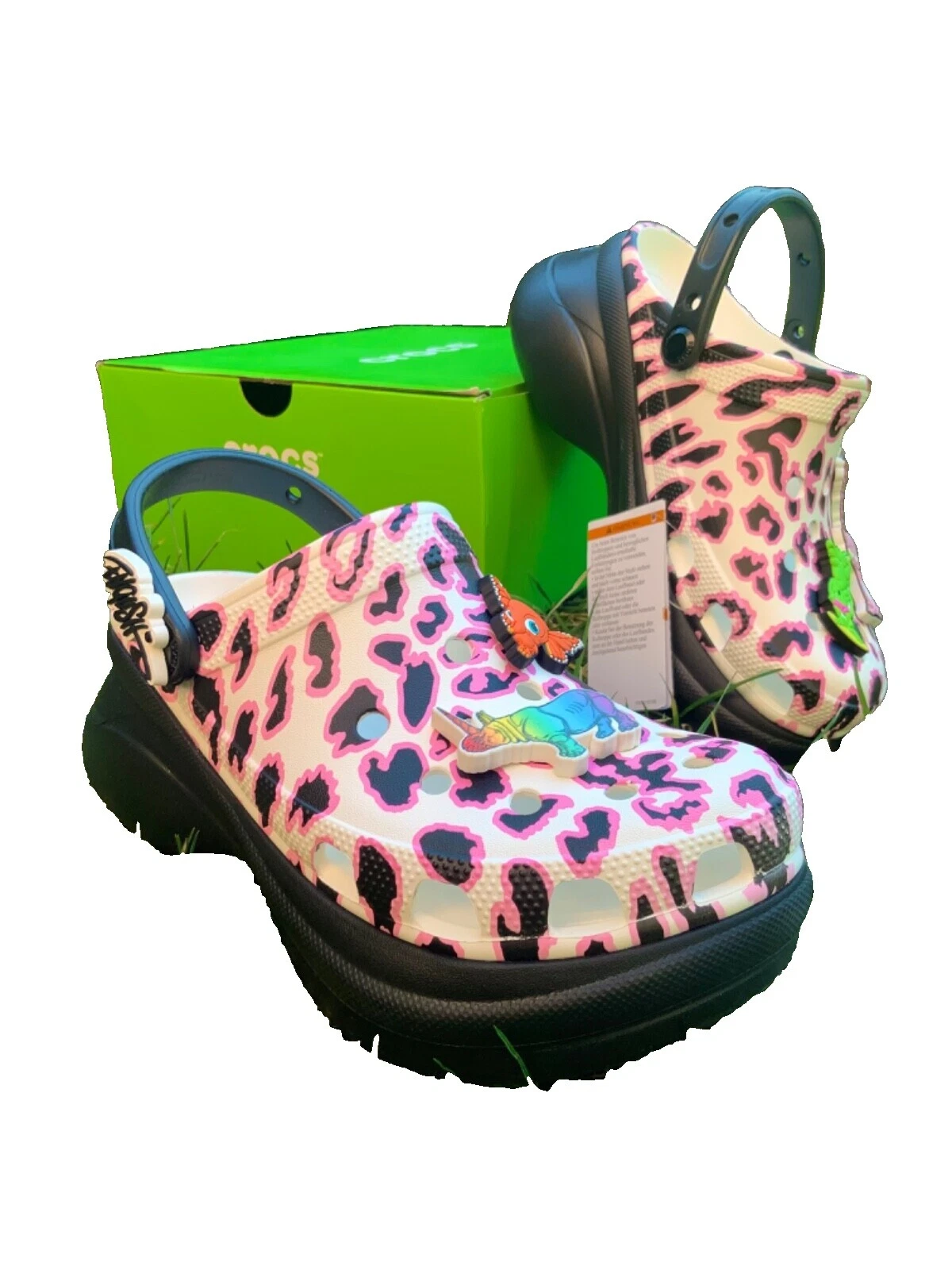 Crocs Animal Print Comfort Shoes for Women