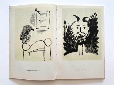 PABLO PICASSO RARE VTG 1954 1ST EDITION MODERNIST FINE ART