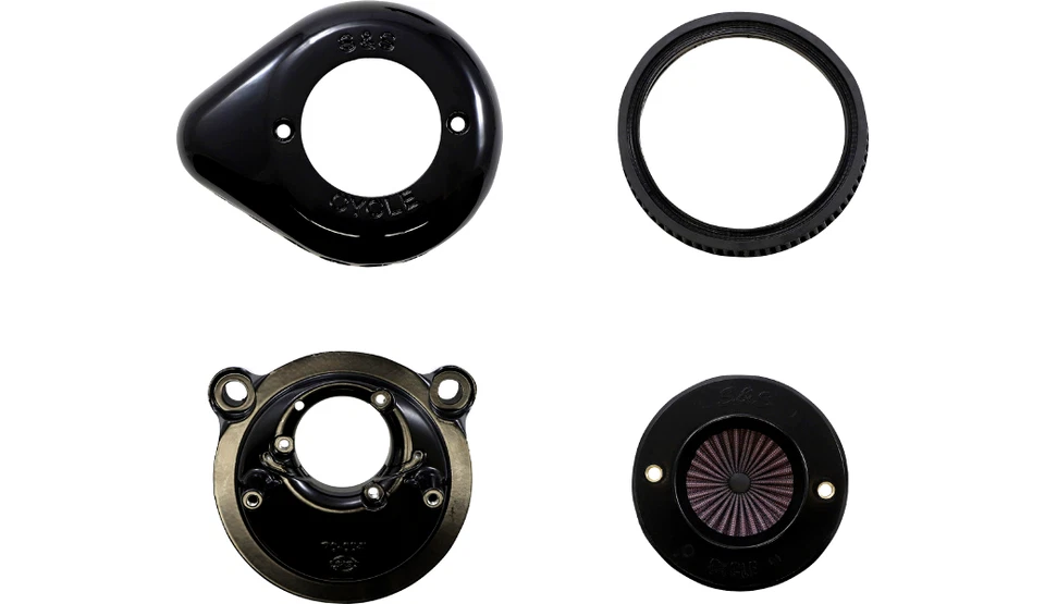 S&S 170-0726A Stealth Air Cleaner Stinger Kit Negro Harley Sportster 1200 07-25 Foto 4 de 4