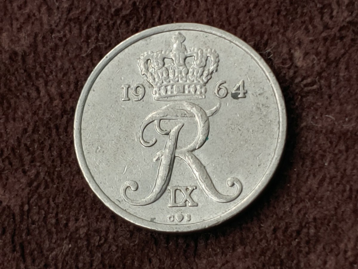 Denmark, 1964 10 Ore Coin - King Frederik IX | eBay