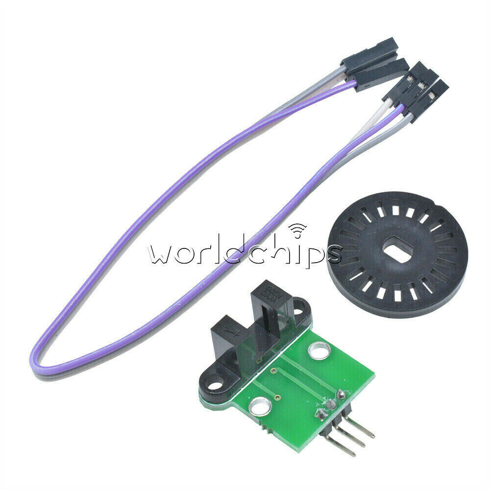Module Zero Speed Sensor Encoder Sensor REES52 Photoelectric Speed Sensor Encoder Coded Disc ...