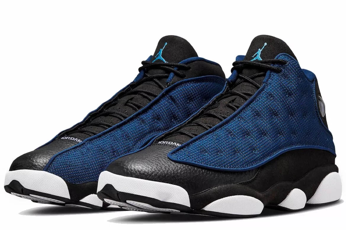 White blue 13 shop jordans