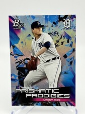 2019 Bowman Platinum Baseball Prismatic Prodigies Casey Mize #PPP-27