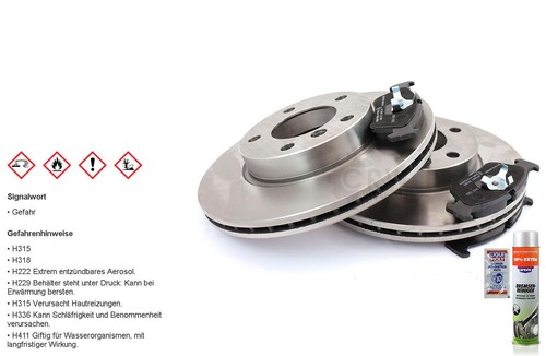 Frankberg Bremsscheiben + Beläge Set Für BMW X5 E70 X6 E71 - Hinterachse