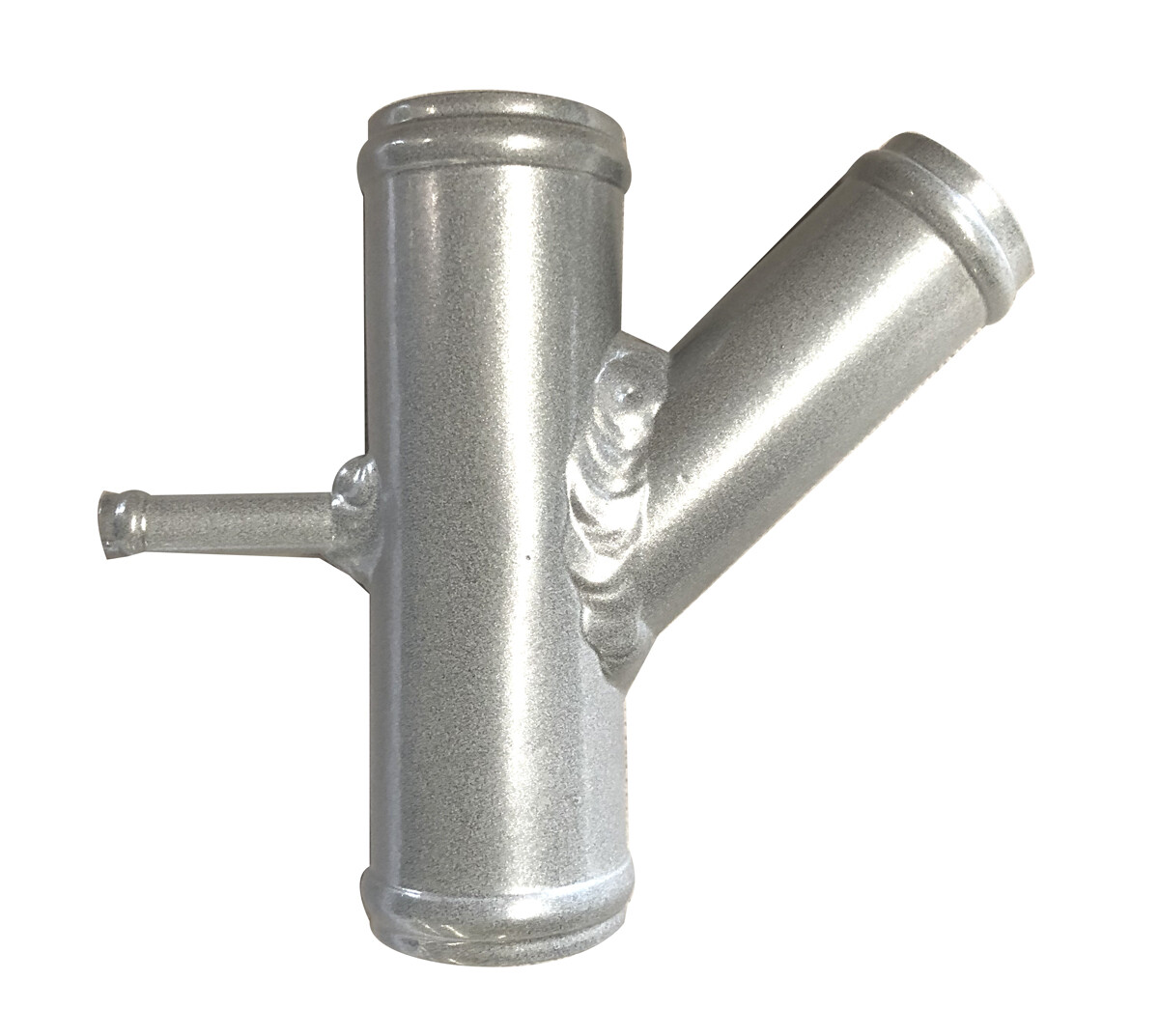 Alloy Aluminium Coolant Y Hose Pipe Flange Housing 1K0121087H 2.0 TFSI VW Silver